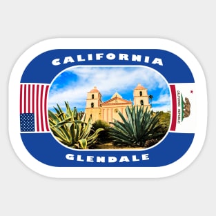 California, Glendale City, USA Sticker
